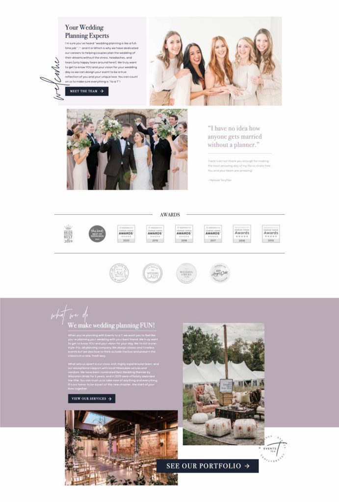 wedding-planner-website-home-page-design